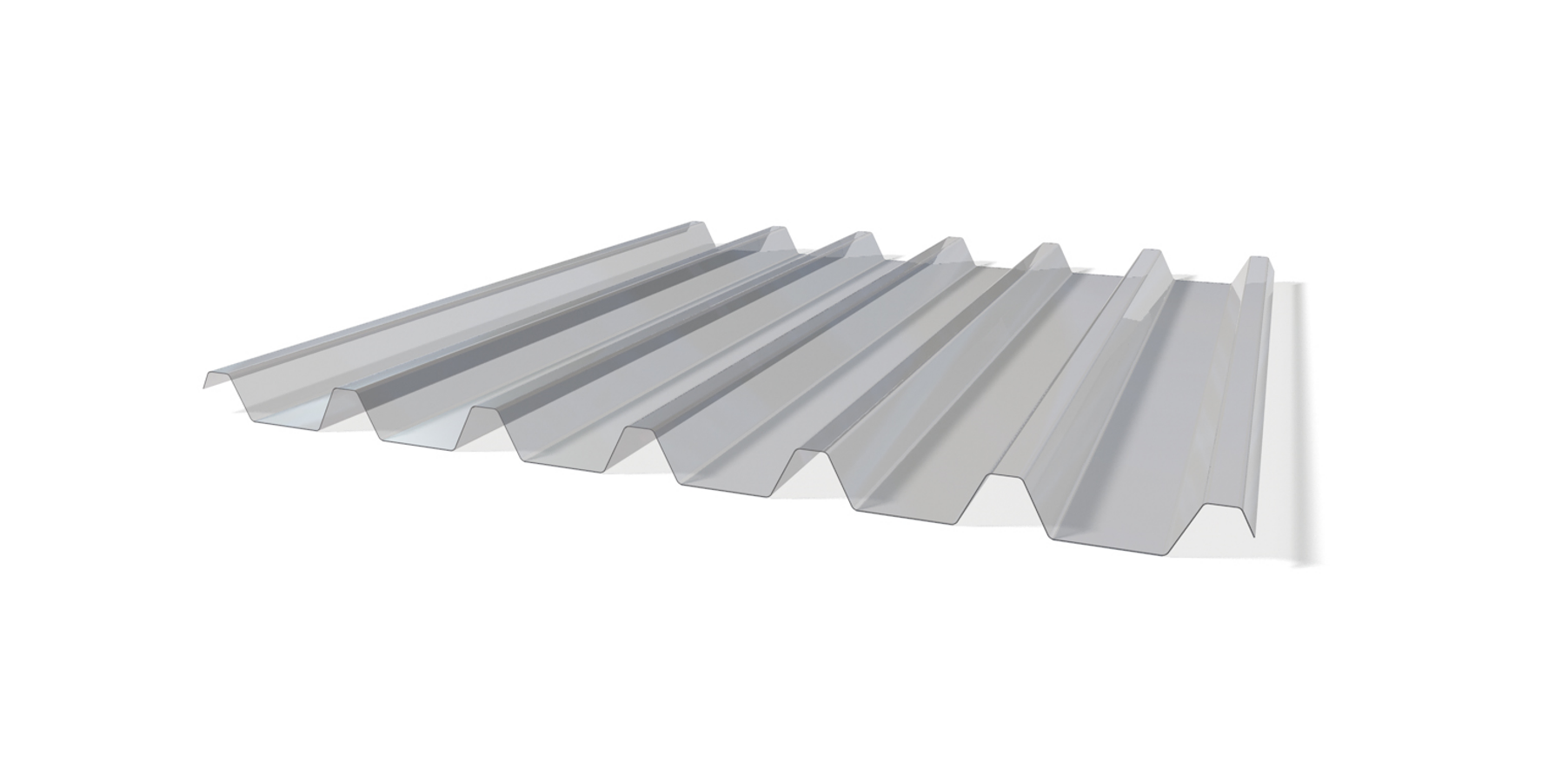 Lichtplatte TP 22-214 1,2mm PVC hart OV glashell  Dach