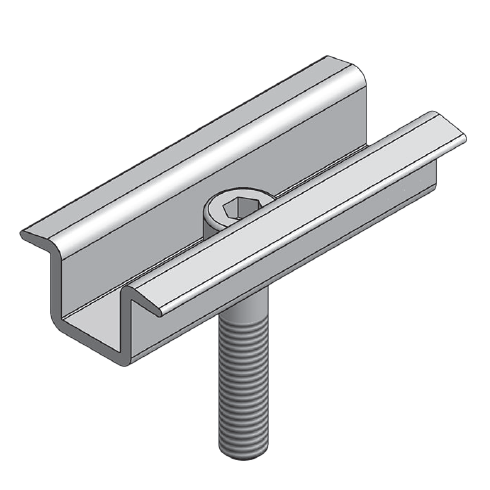 Rahmenmittelklemme Alu RMK-30S Rahmenhöhe 28-33mm mit Schrauben
