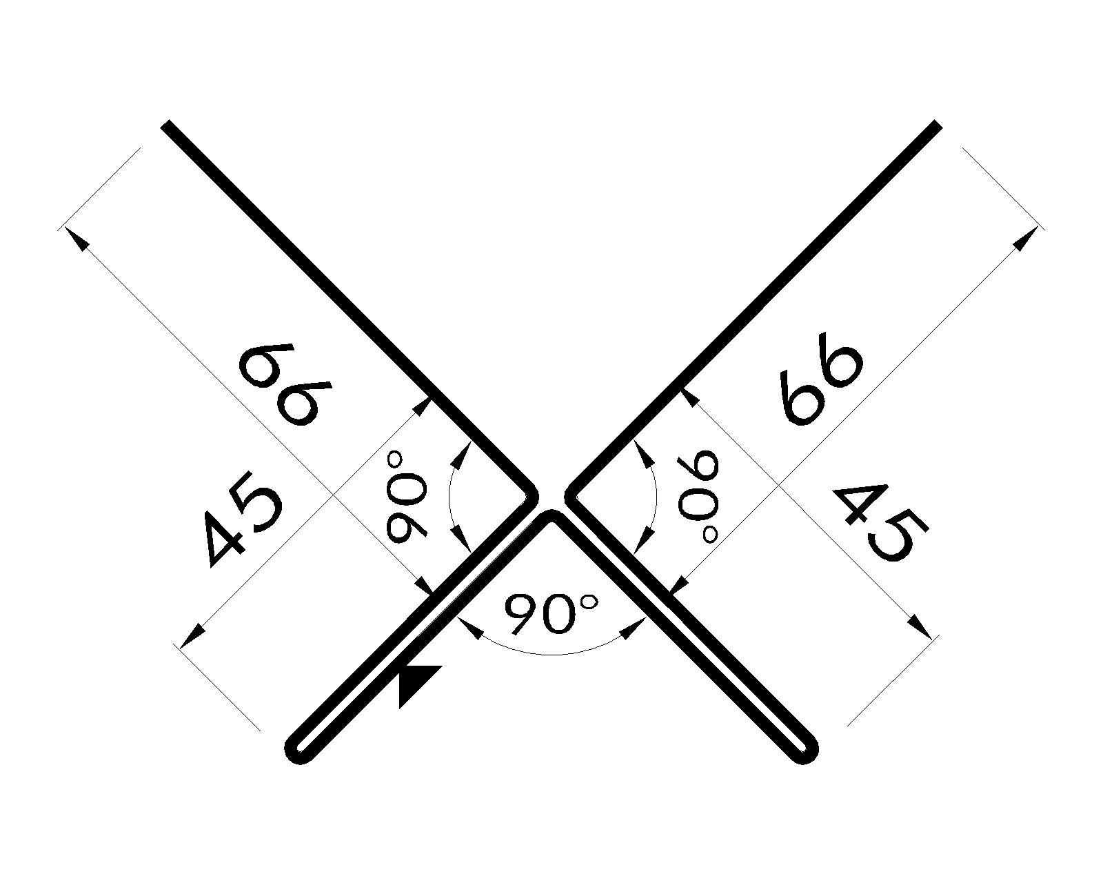 Außeneckprofil X-Form 0,75mm RAL7016